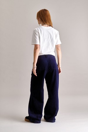 LOLA Organic Cotton Cord Trouser - Navy from KOMODO