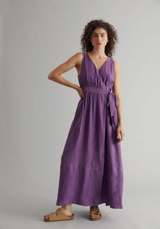 MIKA Dress - Cupro Viscose Purple from KOMODO