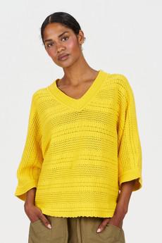 COLADA Organic Cotton Tee - Yellow via KOMODO