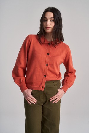 NANI Organic Cotton Cardigan - Clay from KOMODO