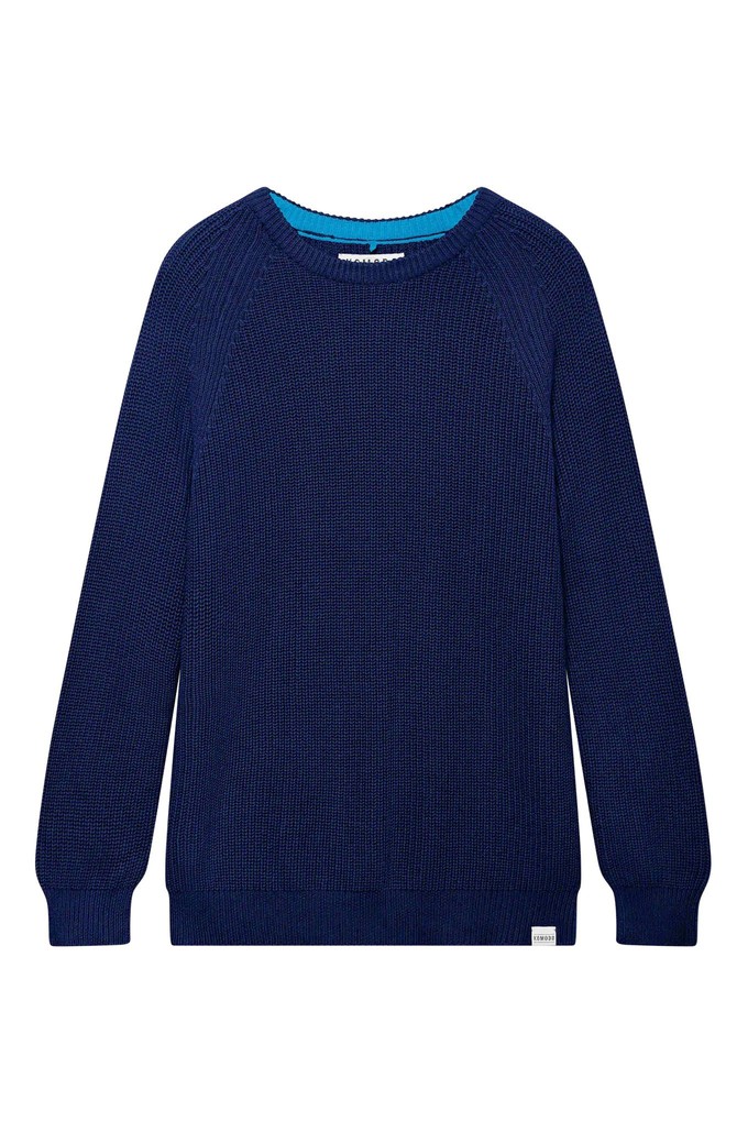 SERGIO - Mens Organic Cotton Jumper Navy from KOMODO