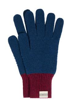 PRIMROSE Merino Wool Gloves - Navy via KOMODO