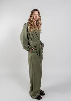 KANGRA Tencel Jumpsuit - Green via KOMODO