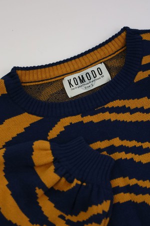 TIGER HOPE - Organic Cotton Jumper Navy from KOMODO