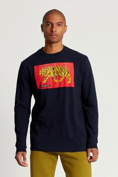 HAKON BENGAL TIGER - GOTS Organic Cotton Tee Navy from KOMODO