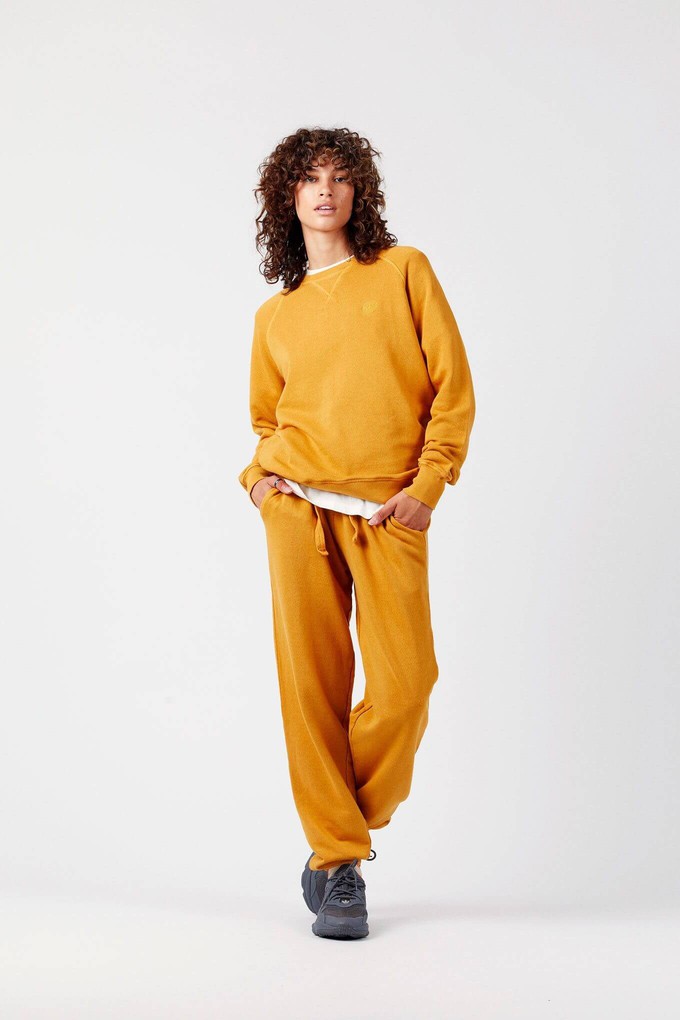 EVIE - Organic Cotton Trackpants Mustard from KOMODO