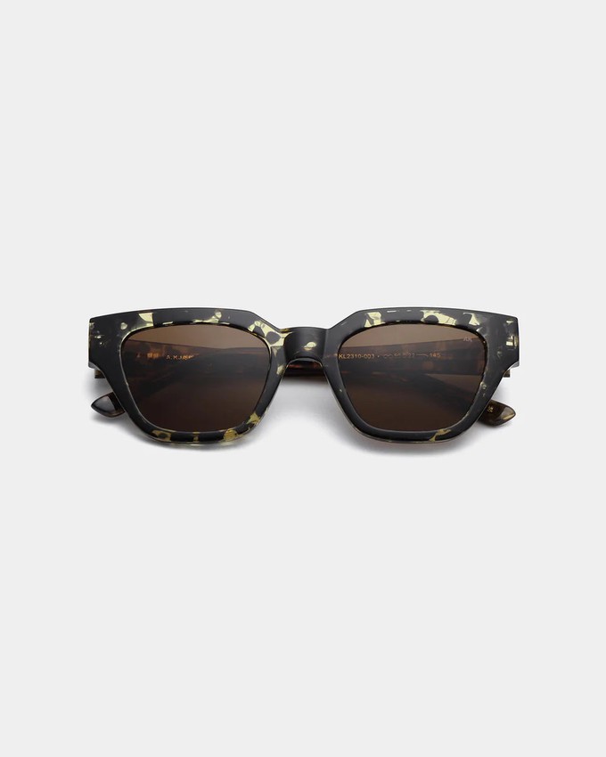 KAWS - Black / Yellow Tortoise Sunglasses by A.Kjaerbede from KOMODO