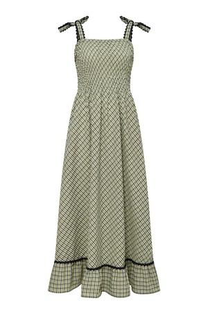 HOYA - Organic Cotton Summer Check Dress from KOMODO