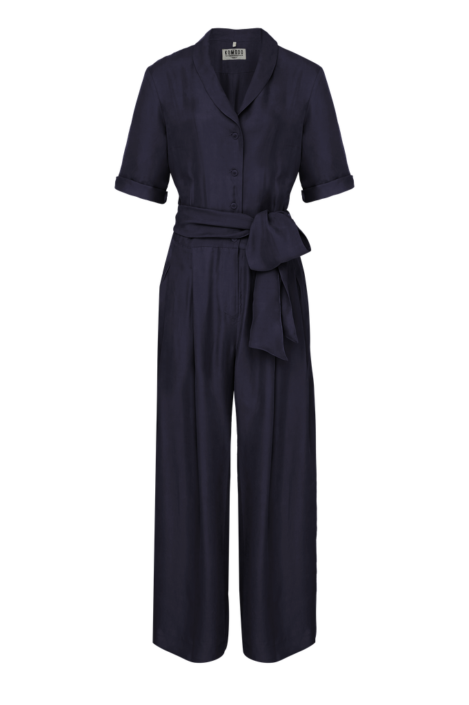 PLANET - Rayon Jumpsuit Navy from KOMODO