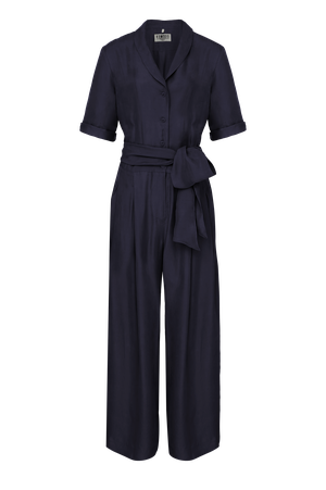 PLANET - Rayon Jumpsuit Navy from KOMODO