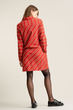 PEARL Organic Cotton Dress - Red from KOMODO