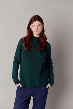 KATTY - Fine Merino Wool Jumper Ivy Green from KOMODO
