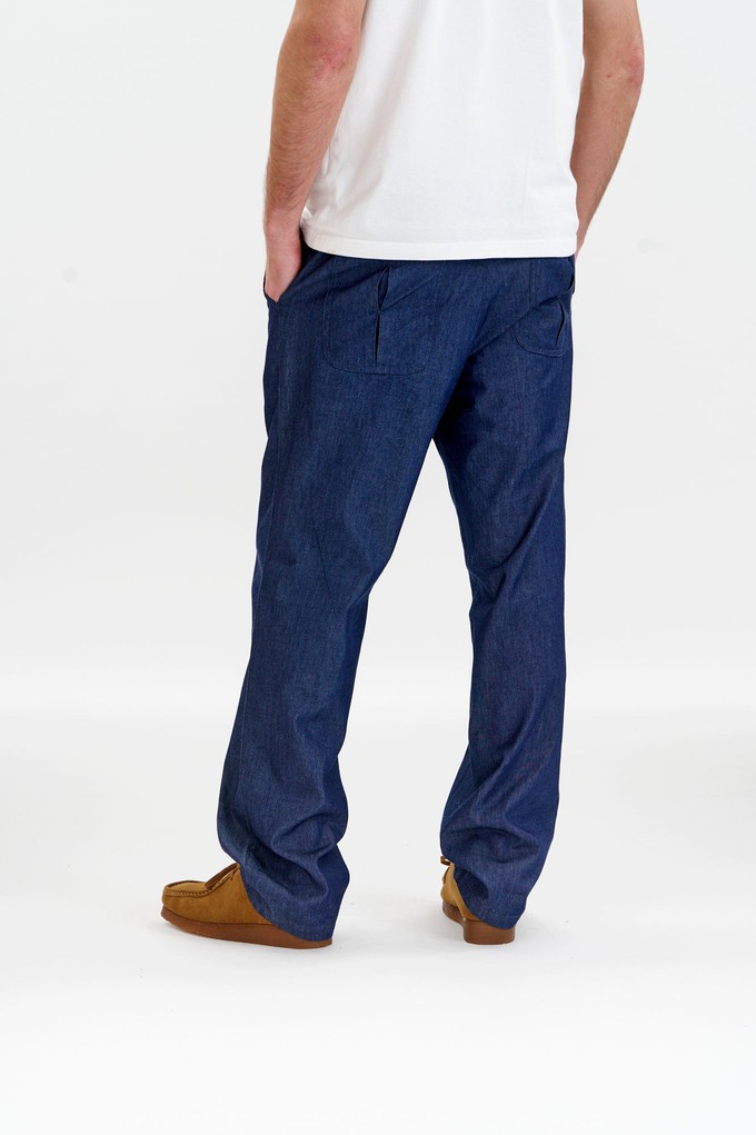 JOSHUA Organic Cotton Trouser - Mid Wash from KOMODO