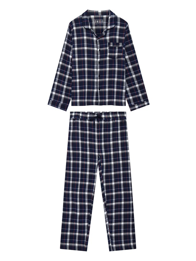 JIM JAM - Womens Organic Cotton Pyjama Set Dark Navy from KOMODO