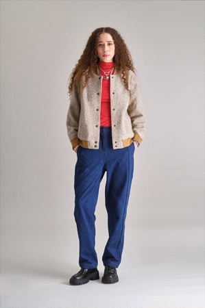 MAGGIE Recycled Wool Blend Jacket - Sand from KOMODO
