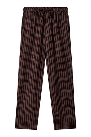 JOSHUA - Organic Cotton Trouser - Brown Stripe from KOMODO