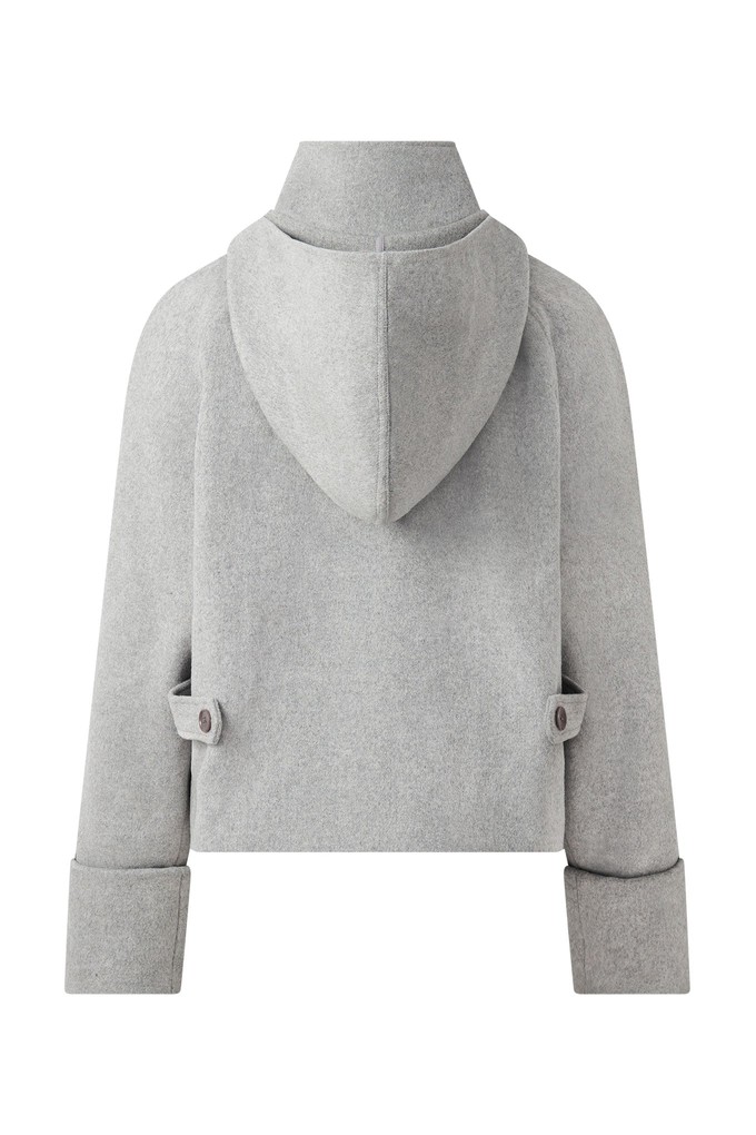 WICKER Recycled Wool Poly Coat - Grey from KOMODO
