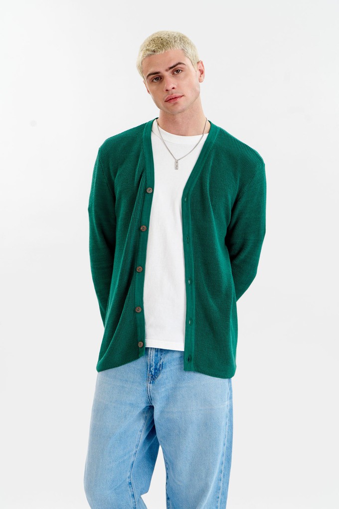LUCAS Organic Cotton Cardigan - Green from KOMODO
