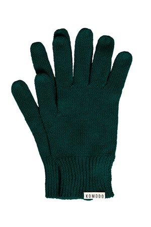 CITY GOTS Organic Cotton Gloves - Green from KOMODO