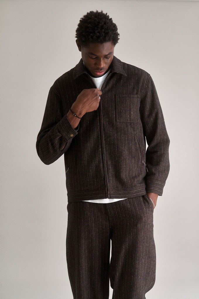 GABE Recycled Poly Wool Blend Jacket - Walnut from KOMODO