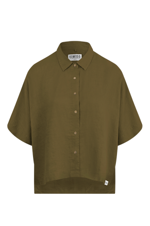 KIMONO - Linen Shirt Khaki from KOMODO