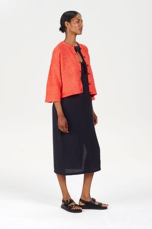 COVET Recycled Poly Cardigan - Orange from KOMODO