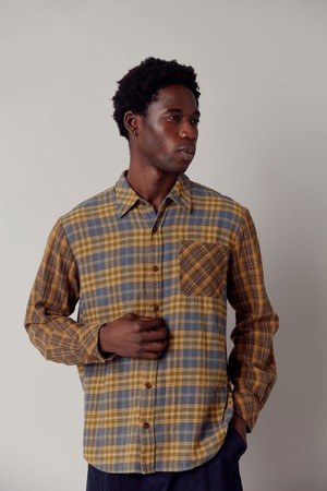 AXEL - Organic Cotton Patchwork Check Shirt from KOMODO