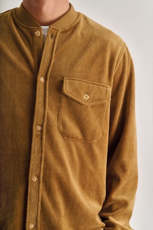 COLE Organic Cotton Poly Velvet - Olive from KOMODO