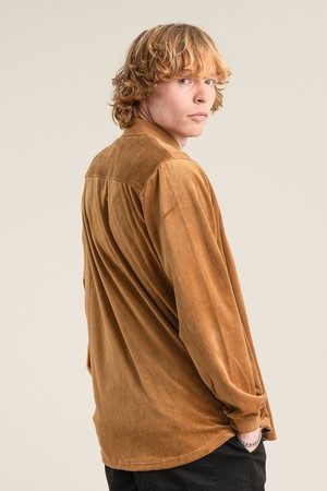 COLE Organic Cotton Poly Velvet - Olive from KOMODO