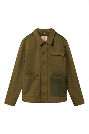CHRISTOPHE - Organic Cotton Jacket - Green patch from KOMODO