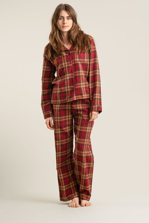 JIM JAM Womens Organic Cotton Pyjama Set - Berry from KOMODO