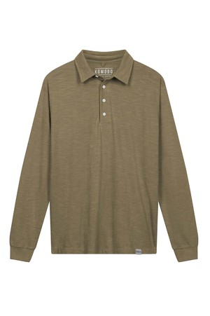 GENESIS - Organic Cotton Polo Top Moss Green from KOMODO