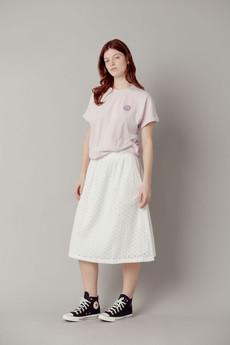 NAMI Organic Cotton Midi Skirt - White from KOMODO