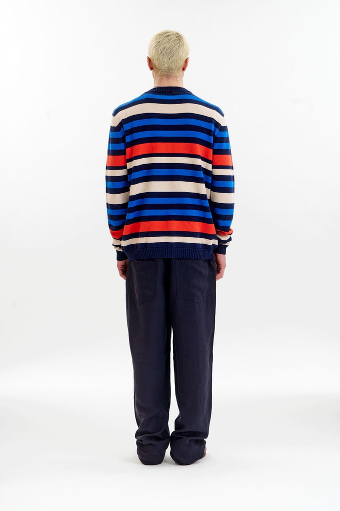 STRIPE Organic Cotton Cardigan from KOMODO