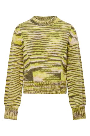 SANG Handknit Wool Jumper - Green from KOMODO