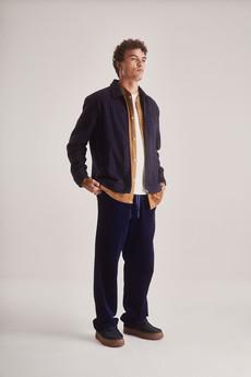 GABE Recycled Poly Wool Blend Jacket - Navy via KOMODO