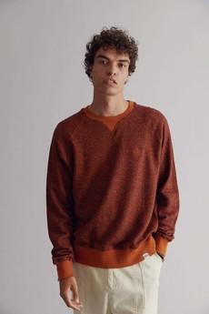 ANTON - Organic Cotton Sweat Tobacco Brown via KOMODO