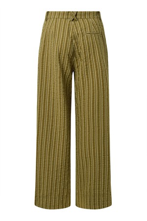 LION - Organic Cotton Trouser - Green Stripe from KOMODO