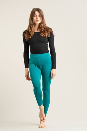 SYLVIE Legging - GOTS Organic Cotton Teal from KOMODO