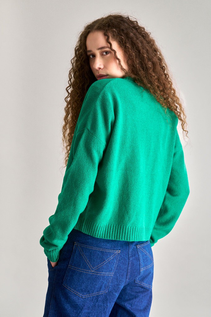 ISLA Wool Cardigan - Green from KOMODO