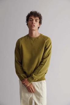 ANTON  - GOTS Organic Cotton Sweat Olive from KOMODO
