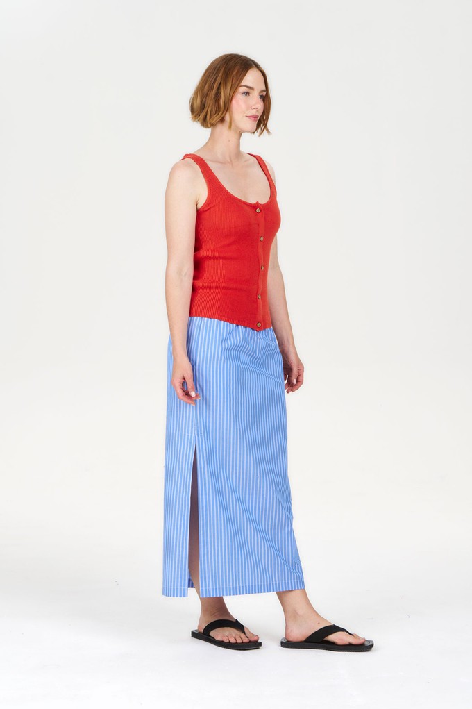 COVE Vest Organic Cotton Vest - Orange from KOMODO