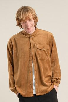 COLE Organic Cotton Poly Velvet - Olive via KOMODO