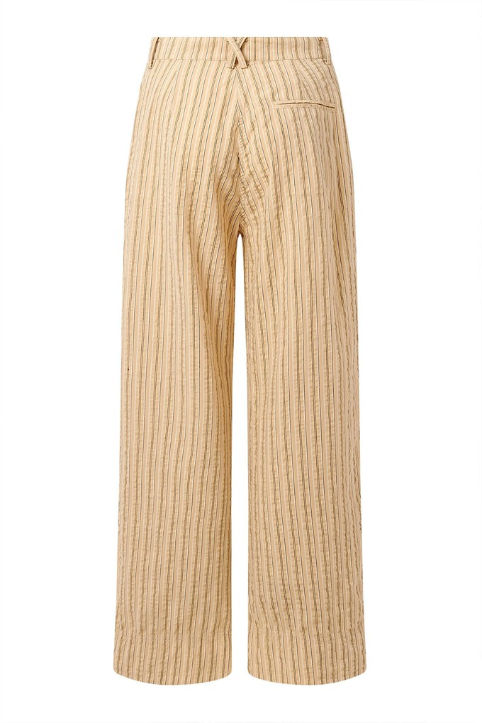 LION - Organic Cotton Trouser - Oat Stripe from KOMODO