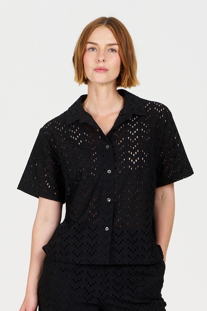 LUNA Organic Cotton Shirt - Black from KOMODO