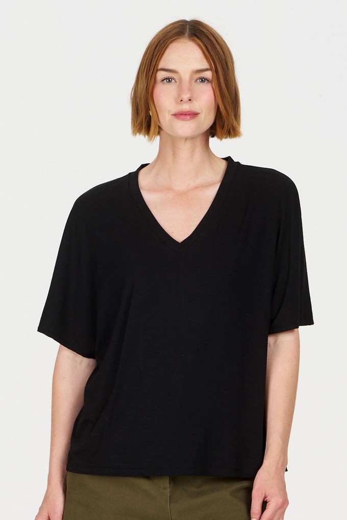DHALIA Modal Tee - Black from KOMODO