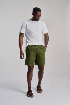 JERRY - Organic Linen Cotton Shorts - Khaki via KOMODO