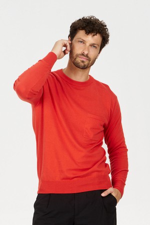 POCKET Organic Cotton Jumper - Red from KOMODO