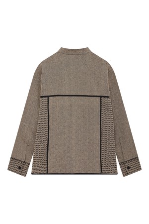 YULIO - Hand Loomed Cotton Patchwork Jacket from KOMODO