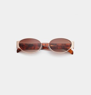 BELLA - Rosegold Havana Sunglasses by A.Kjaerbede from KOMODO